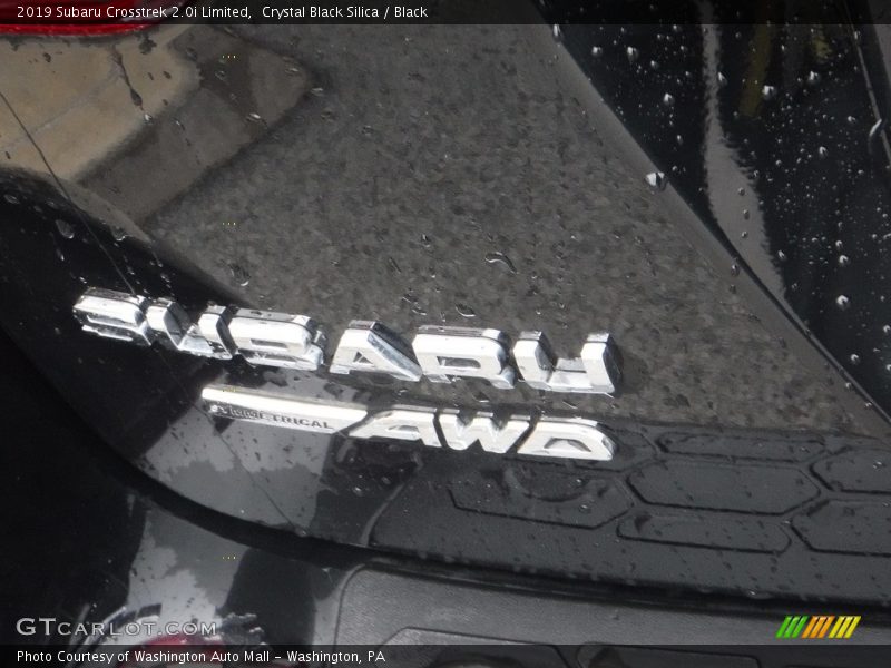 Crystal Black Silica / Black 2019 Subaru Crosstrek 2.0i Limited