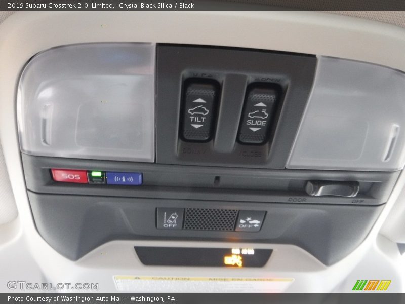 Crystal Black Silica / Black 2019 Subaru Crosstrek 2.0i Limited