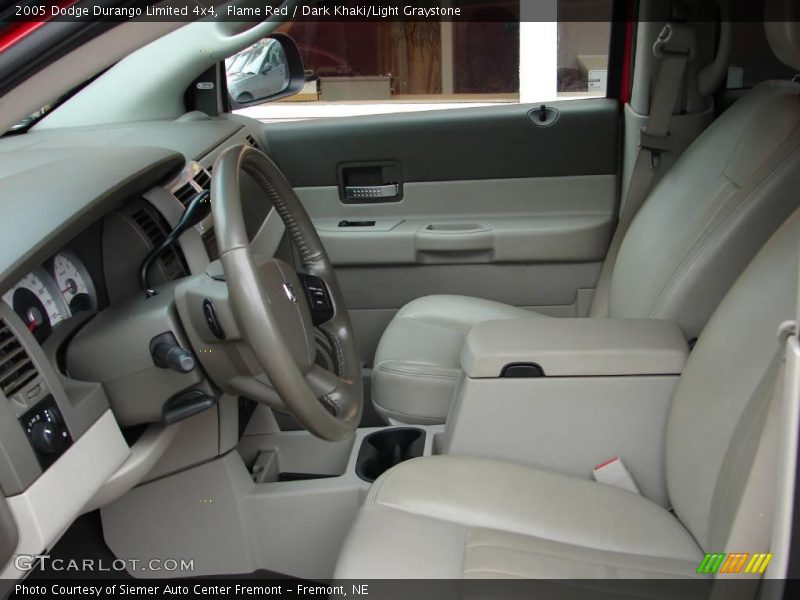 Flame Red / Dark Khaki/Light Graystone 2005 Dodge Durango Limited 4x4