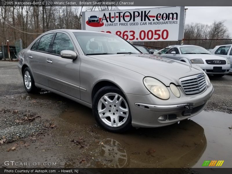 Brilliant Silver Metallic / Charcoal 2005 Mercedes-Benz E 320 4Matic Sedan