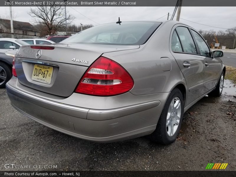 Brilliant Silver Metallic / Charcoal 2005 Mercedes-Benz E 320 4Matic Sedan