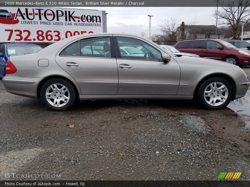 Brilliant Silver Metallic / Charcoal 2005 Mercedes-Benz E 320 4Matic Sedan