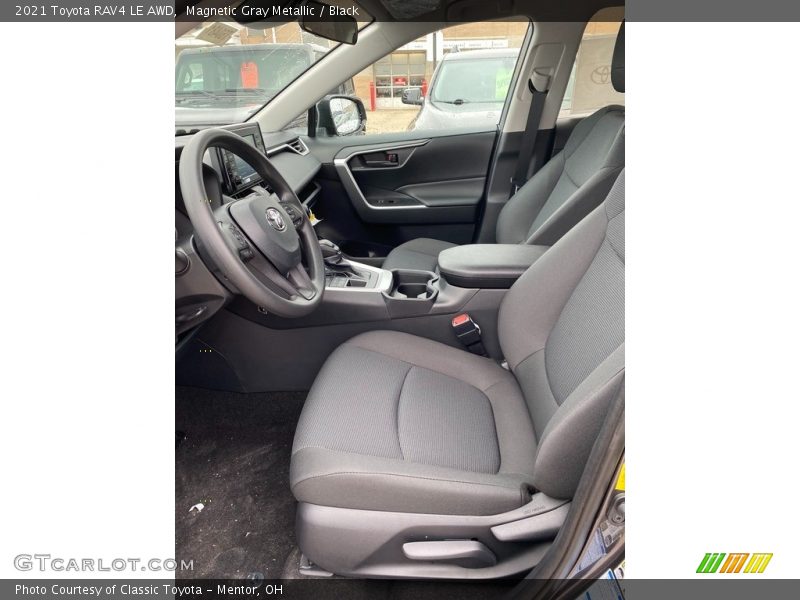 Magnetic Gray Metallic / Black 2021 Toyota RAV4 LE AWD