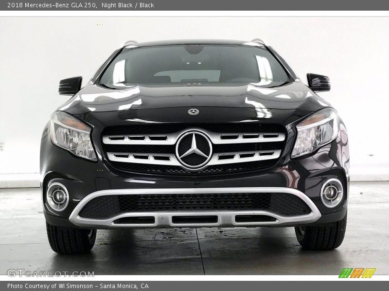 Night Black / Black 2018 Mercedes-Benz GLA 250