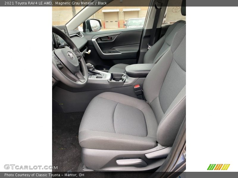 Magnetic Gray Metallic / Black 2021 Toyota RAV4 LE AWD