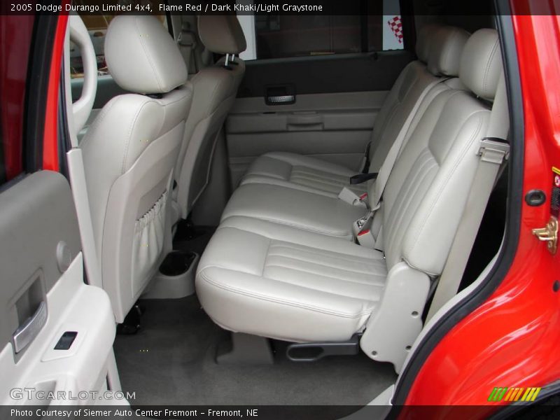 Flame Red / Dark Khaki/Light Graystone 2005 Dodge Durango Limited 4x4