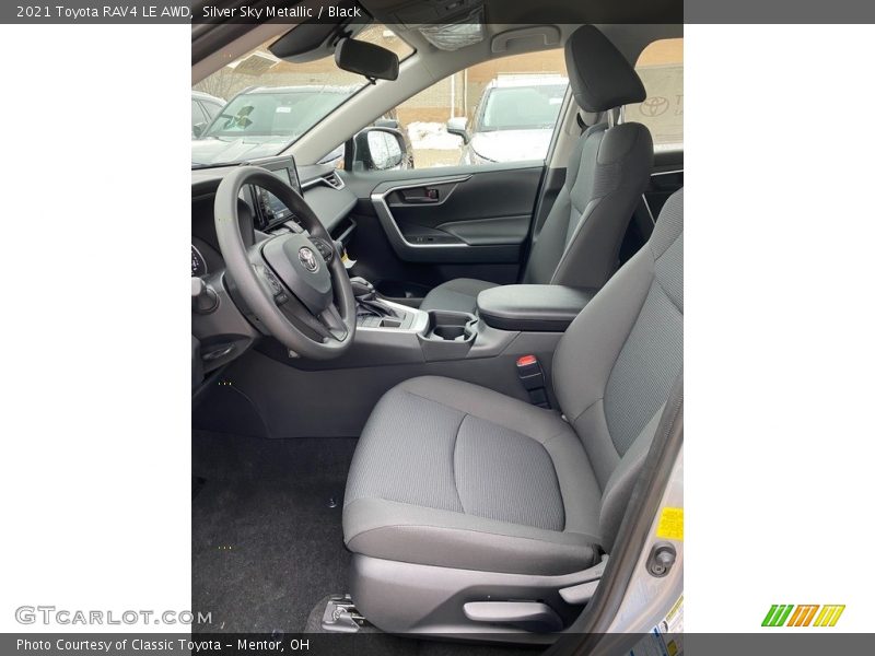 Silver Sky Metallic / Black 2021 Toyota RAV4 LE AWD