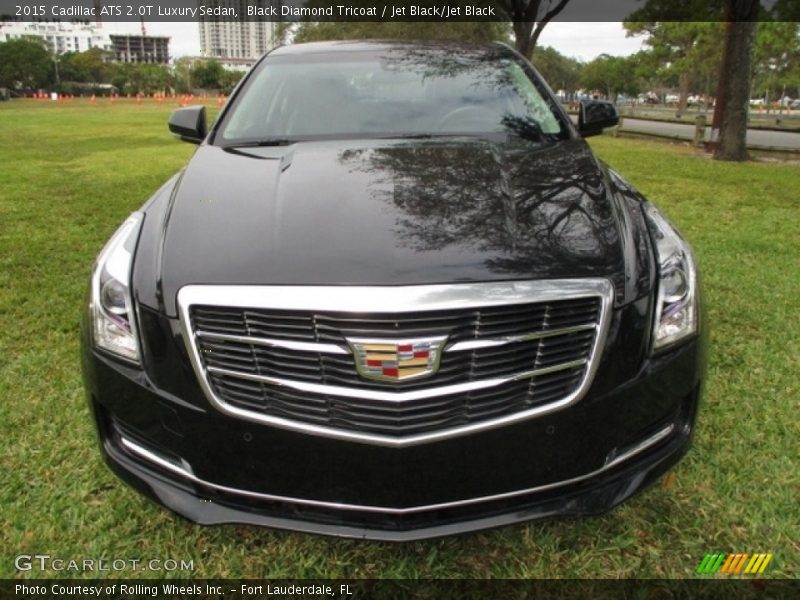 Black Diamond Tricoat / Jet Black/Jet Black 2015 Cadillac ATS 2.0T Luxury Sedan