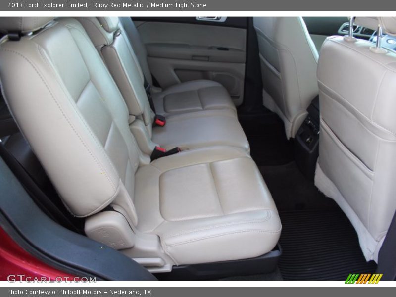 Ruby Red Metallic / Medium Light Stone 2013 Ford Explorer Limited