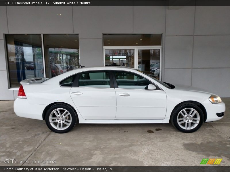 Summit White / Neutral 2013 Chevrolet Impala LTZ