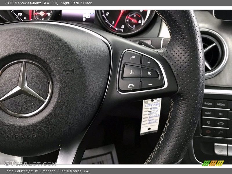 Night Black / Black 2018 Mercedes-Benz GLA 250