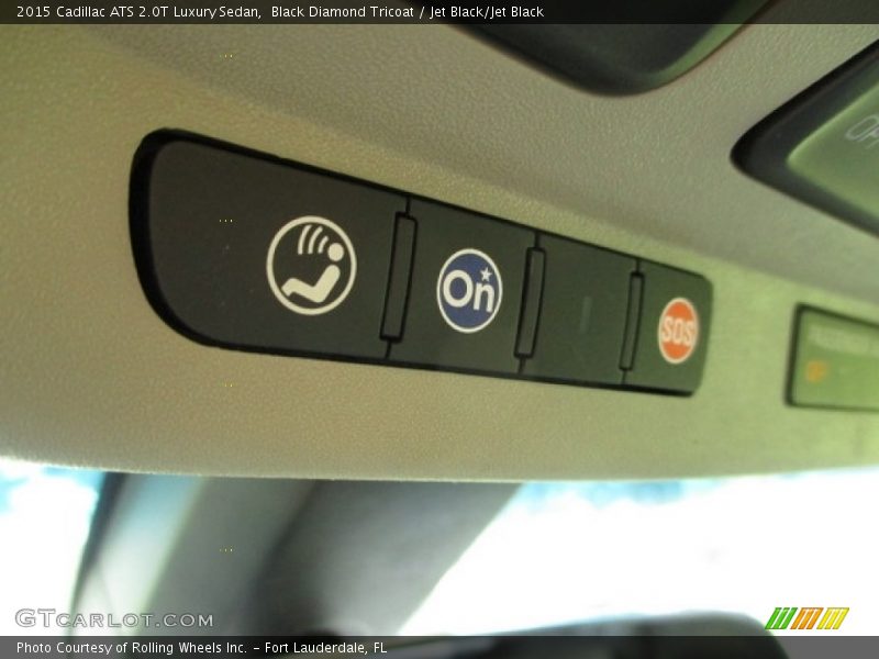 Black Diamond Tricoat / Jet Black/Jet Black 2015 Cadillac ATS 2.0T Luxury Sedan