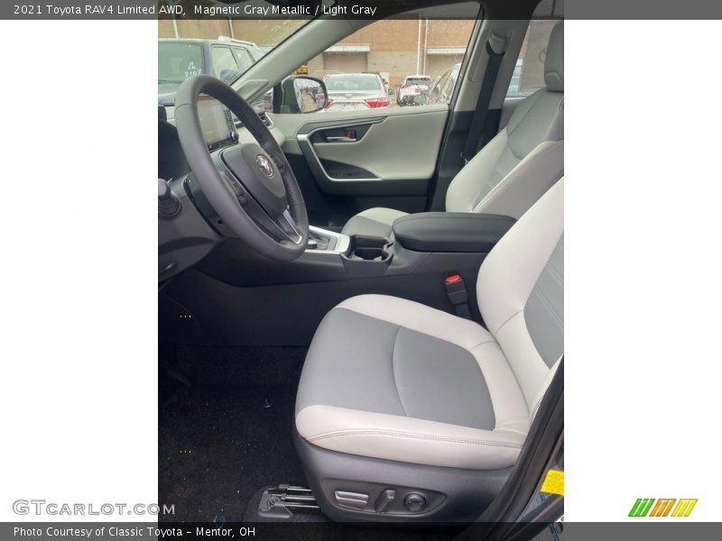 Magnetic Gray Metallic / Light Gray 2021 Toyota RAV4 Limited AWD