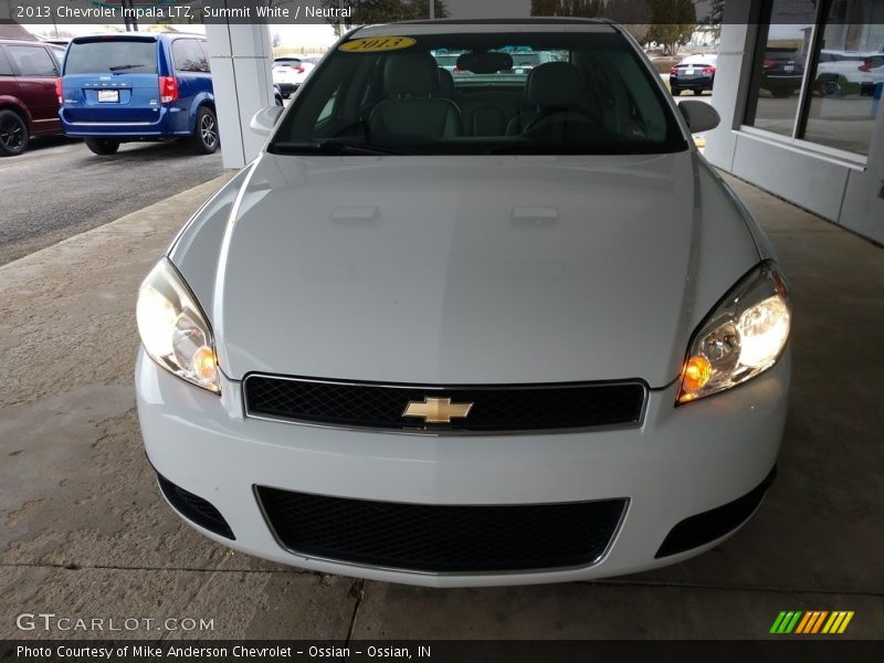 Summit White / Neutral 2013 Chevrolet Impala LTZ