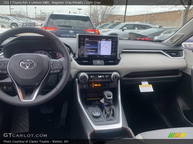 Magnetic Gray Metallic / Light Gray 2021 Toyota RAV4 Limited AWD