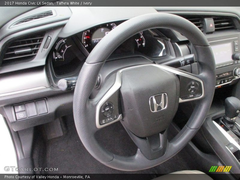 Taffeta White / Ivory 2017 Honda Civic LX Sedan