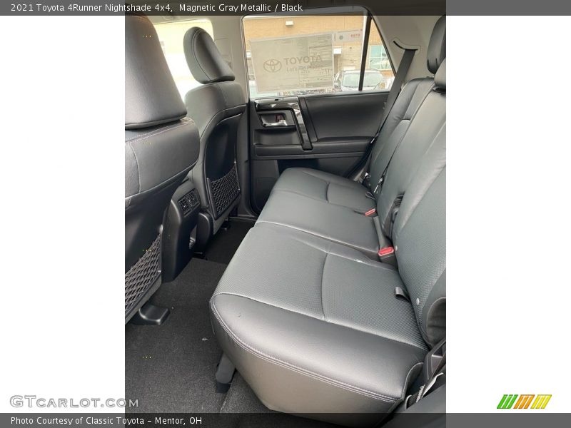 Rear Seat of 2021 4Runner Nightshade 4x4