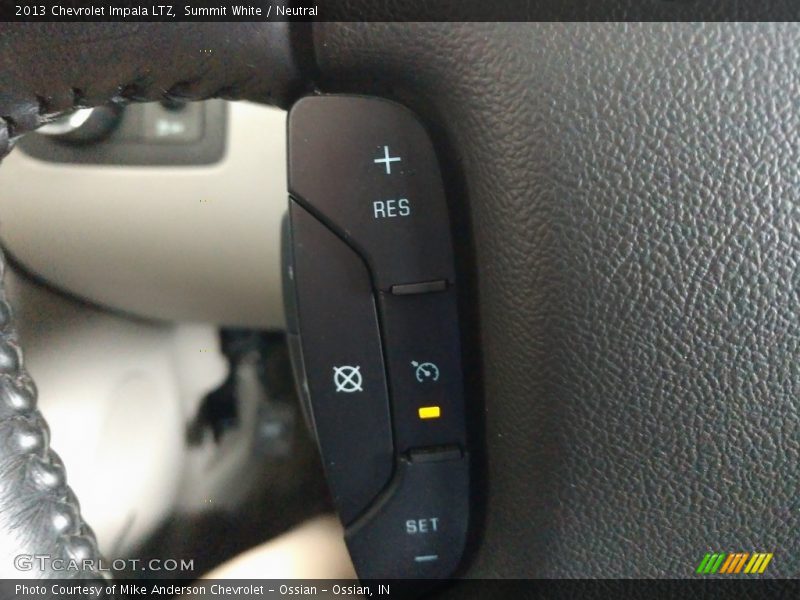 Summit White / Neutral 2013 Chevrolet Impala LTZ