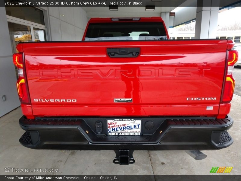 Red Hot / Jet Black 2021 Chevrolet Silverado 2500HD Custom Crew Cab 4x4