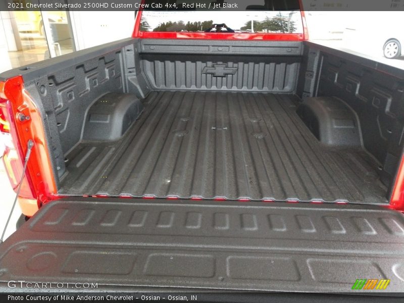 Red Hot / Jet Black 2021 Chevrolet Silverado 2500HD Custom Crew Cab 4x4