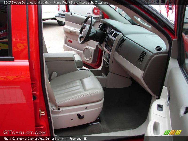 Flame Red / Dark Khaki/Light Graystone 2005 Dodge Durango Limited 4x4