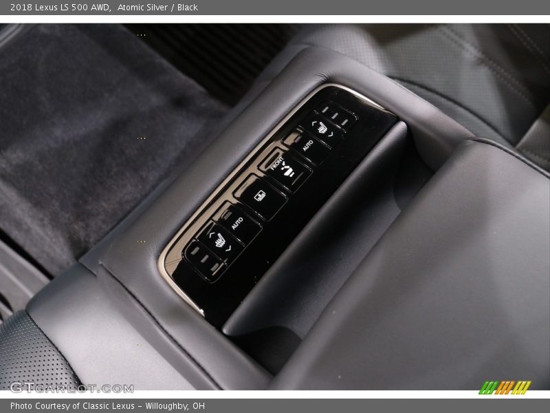 Atomic Silver / Black 2018 Lexus LS 500 AWD
