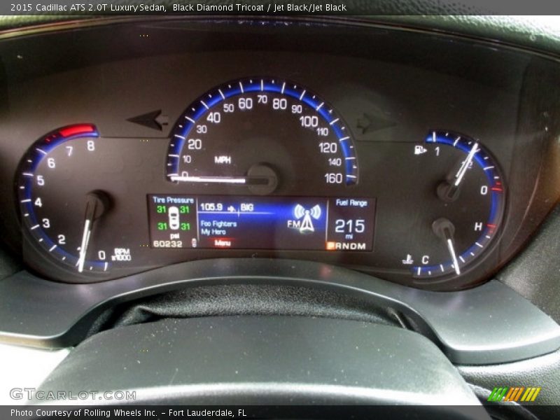  2015 ATS 2.0T Luxury Sedan 2.0T Luxury Sedan Gauges