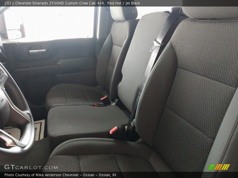 Red Hot / Jet Black 2021 Chevrolet Silverado 2500HD Custom Crew Cab 4x4