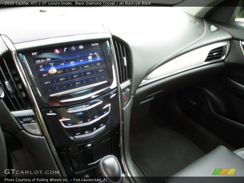 Black Diamond Tricoat / Jet Black/Jet Black 2015 Cadillac ATS 2.0T Luxury Sedan