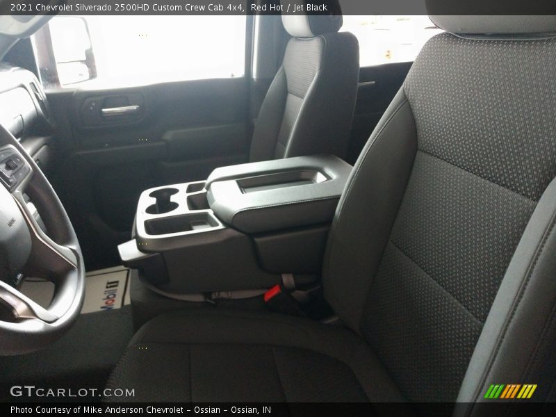 Red Hot / Jet Black 2021 Chevrolet Silverado 2500HD Custom Crew Cab 4x4