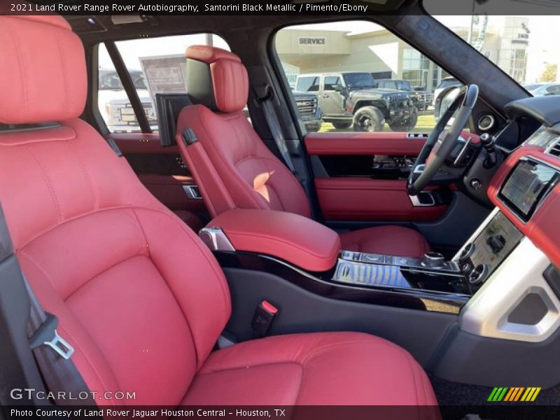 Front Seat of 2021 Range Rover Autobiography