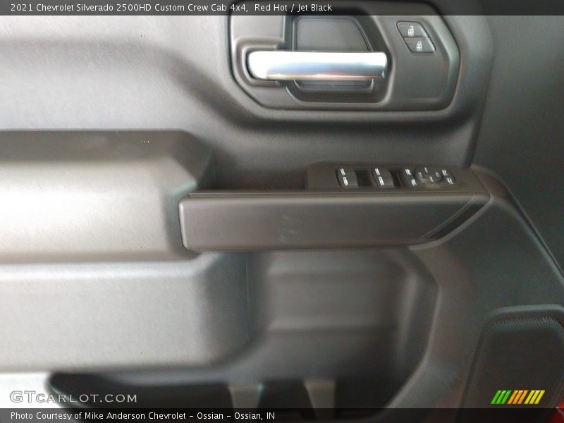 Red Hot / Jet Black 2021 Chevrolet Silverado 2500HD Custom Crew Cab 4x4