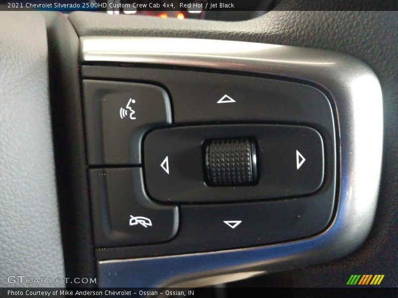 Red Hot / Jet Black 2021 Chevrolet Silverado 2500HD Custom Crew Cab 4x4