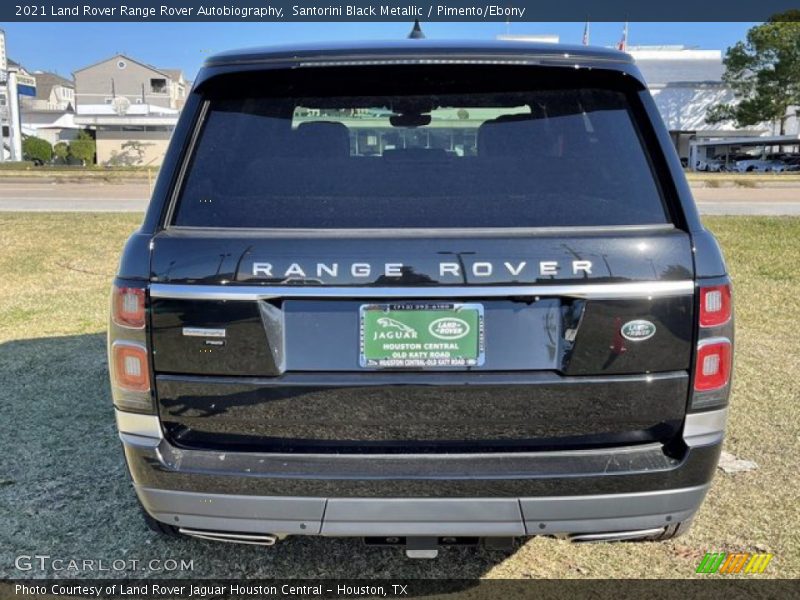 Santorini Black Metallic / Pimento/Ebony 2021 Land Rover Range Rover Autobiography