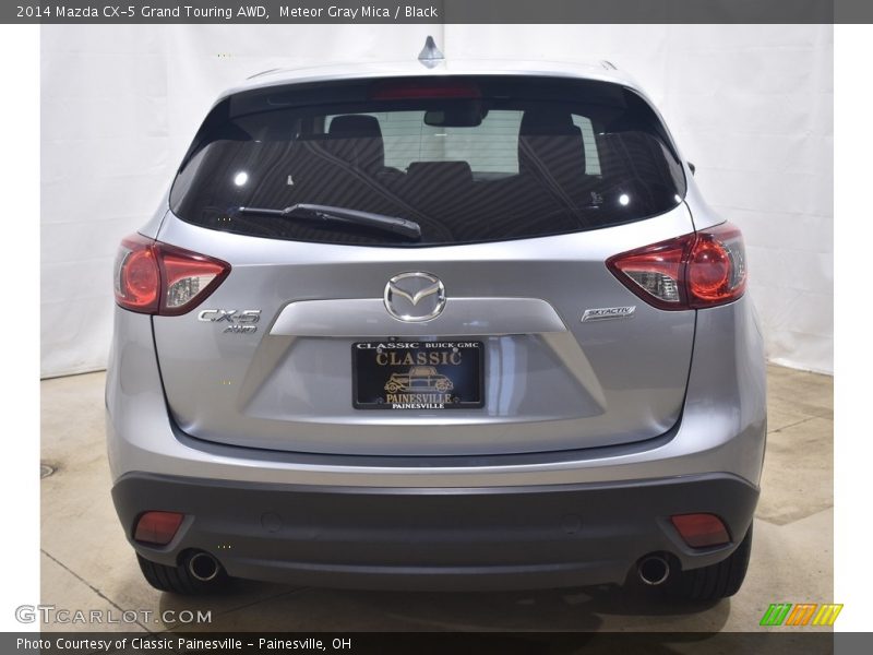 Meteor Gray Mica / Black 2014 Mazda CX-5 Grand Touring AWD