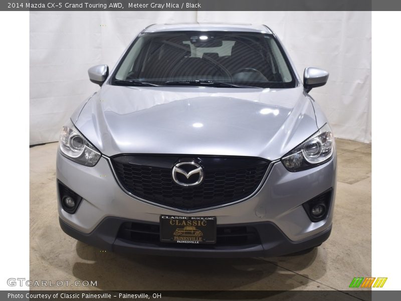 Meteor Gray Mica / Black 2014 Mazda CX-5 Grand Touring AWD
