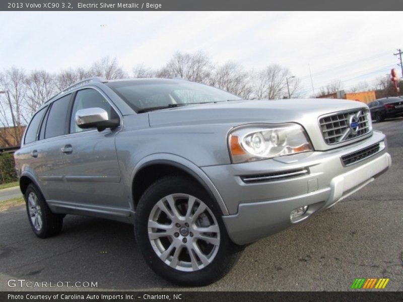 Electric Silver Metallic / Beige 2013 Volvo XC90 3.2