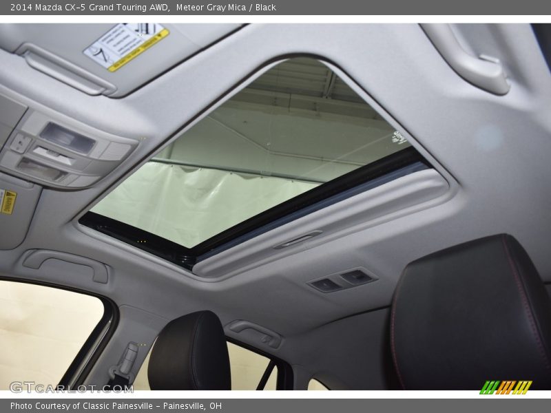 Meteor Gray Mica / Black 2014 Mazda CX-5 Grand Touring AWD