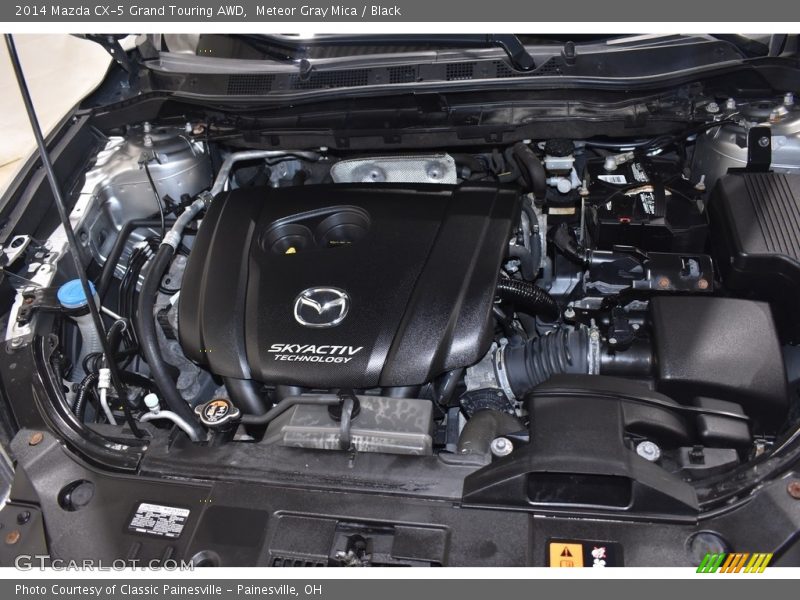 Meteor Gray Mica / Black 2014 Mazda CX-5 Grand Touring AWD