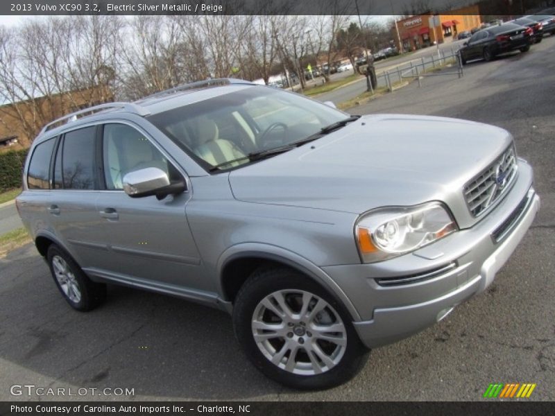 Electric Silver Metallic / Beige 2013 Volvo XC90 3.2