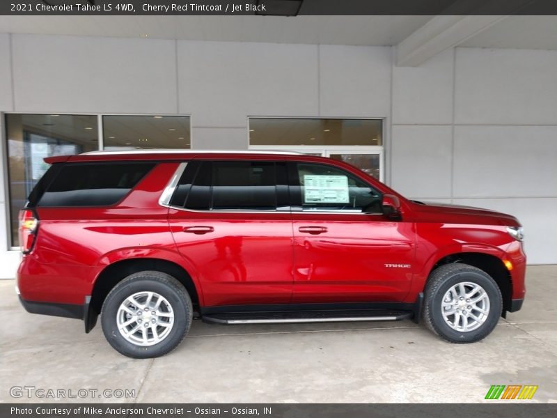 Cherry Red Tintcoat / Jet Black 2021 Chevrolet Tahoe LS 4WD