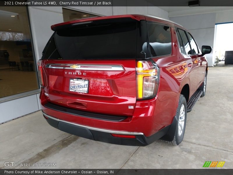 Cherry Red Tintcoat / Jet Black 2021 Chevrolet Tahoe LS 4WD