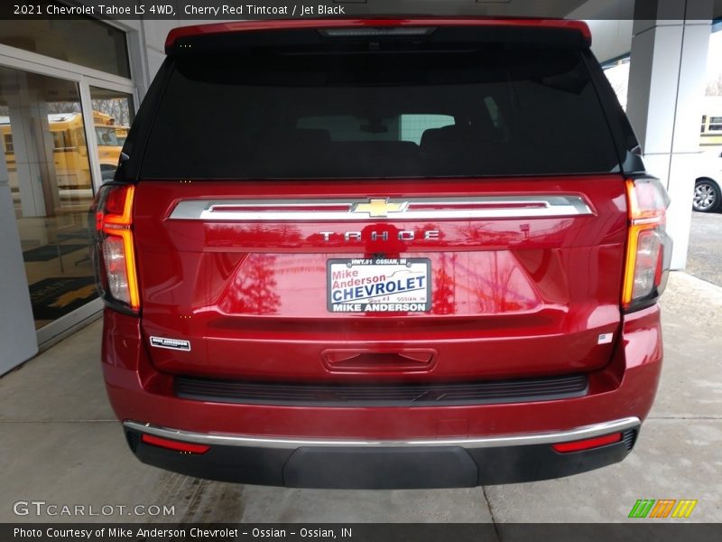 Cherry Red Tintcoat / Jet Black 2021 Chevrolet Tahoe LS 4WD