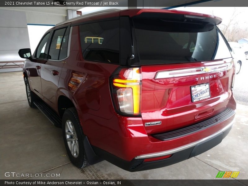 Cherry Red Tintcoat / Jet Black 2021 Chevrolet Tahoe LS 4WD