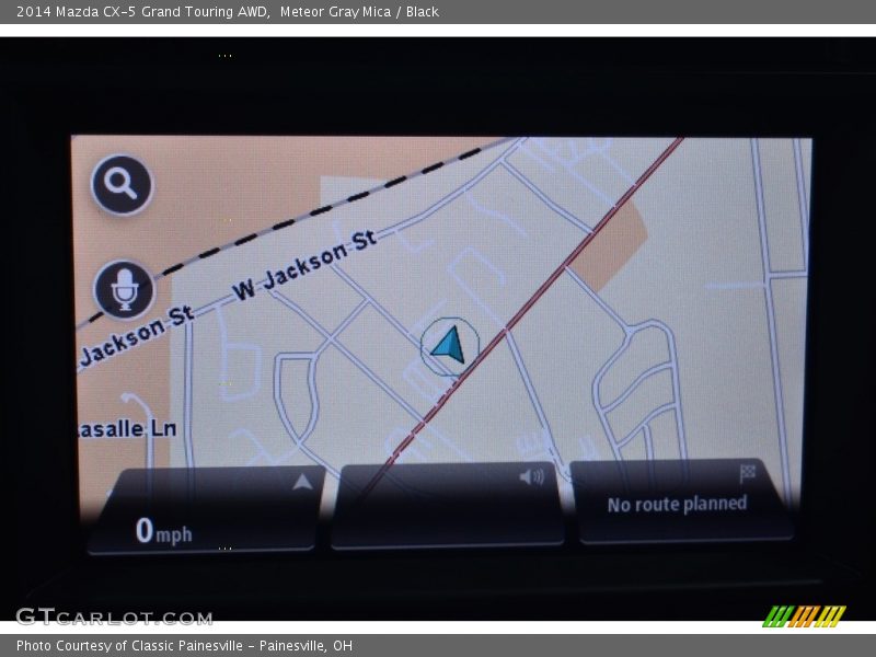 Meteor Gray Mica / Black 2014 Mazda CX-5 Grand Touring AWD