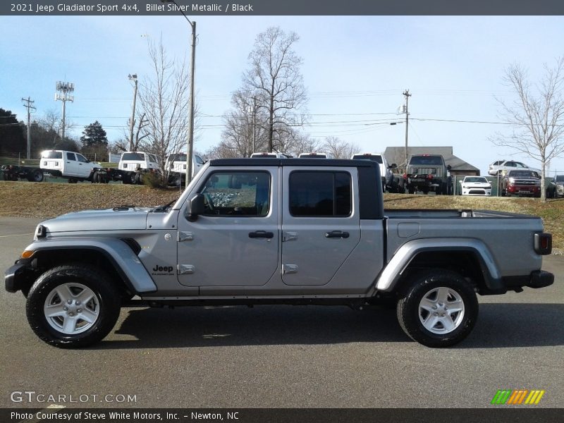 Billet Silver Metallic / Black 2021 Jeep Gladiator Sport 4x4