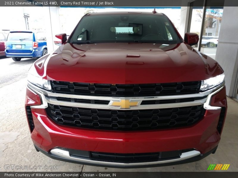 Cherry Red Tintcoat / Jet Black 2021 Chevrolet Tahoe LS 4WD