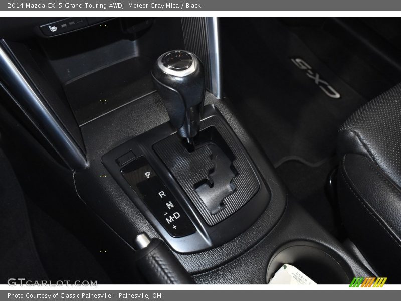 Meteor Gray Mica / Black 2014 Mazda CX-5 Grand Touring AWD