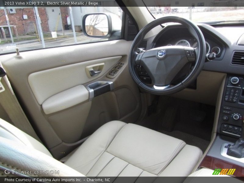 Electric Silver Metallic / Beige 2013 Volvo XC90 3.2