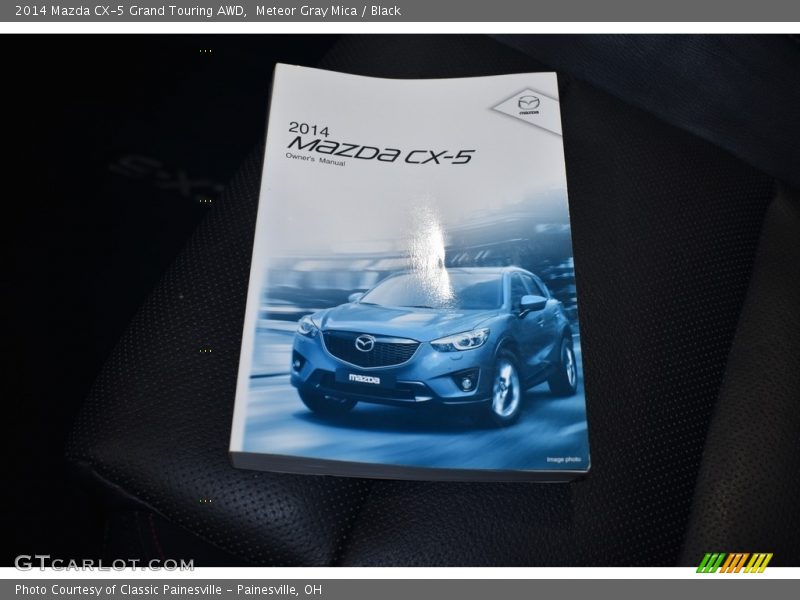 Meteor Gray Mica / Black 2014 Mazda CX-5 Grand Touring AWD